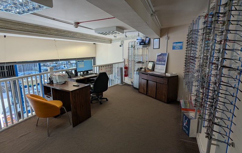 care optics opticians inside view