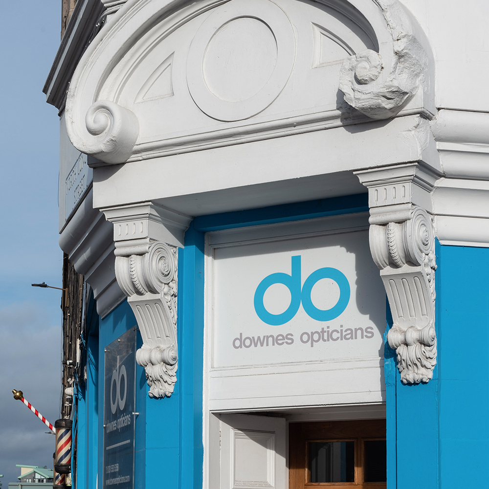 downes opticians practice front